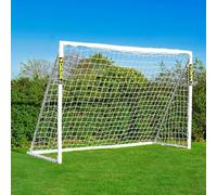 FORZA But de Football/Futsal de 3 m x 2 m | uPVC Durable et Résistant aux Intempéries | Équipement de Jardin | Ballon d’Entraînement, Mur de Tir et Sac en Option (But + Sac de Rangement)