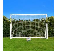 FORZA But de Football/Futsal de 3 m x 2 m | uPVC Durable et Résistant aux Intempéries | Équipement de Jardin | Ballon d’Entraînement, Mur de Tir et Sac en Option (But + Ballon d’Entraînement)