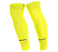 FORZA Chaussettes de Gardien de But Pré-Découpées | Confort Ultime pour Performance Optimale | Disponibles en 3 Tailles et 4 Couleurs (Jaune Fluo, L/XL (Taille européenne 42-47))