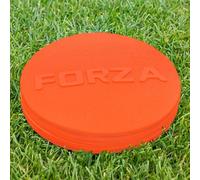 FORZA Disques de Marquage avec Sac - 10 x Cones Plâts Anti-Glisses pour Entraînements (Variété de Couleurs) (Orange)