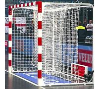 FORZA Filets de Remplacement pour Buts de Handball 3m x 2m - Filet Blanc de Qualité Professionnelle (Simple)