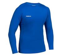 FORZA Haut à manches longues pour homme, bleu marine, M | Couche de base de compression - Évacuation de la transpiration, séchage rapide, extensible dans les 4 sens