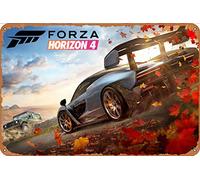Forza Horizon 4 Affiche de jeu vidéo en aluminium 20,3 x 30,5 cm