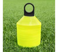 FORZA Mini Plots de Marquage pour Entraînement de Sport [Pack de 50/1000] | Cônes Durables et Polyvalents pour Le Football, Le Rugby et Plus | Support de Transport
