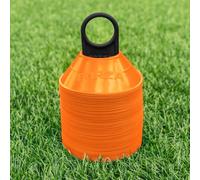 FORZA Mini Plots de Marquage pour Entraînement de Sport [Pack de 50/1000] | Cônes Durables et Polyvalents pour Le Football, Le Rugby et Plus | Support de Transport