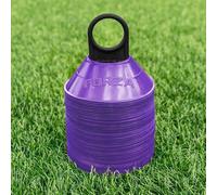 FORZA Mini Plots de Marquage pour Entraînement de Sport [Pack de 50/1000] | Cônes Durables et Polyvalents pour Le Football, Le Rugby et Plus | Support de Transport