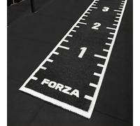 FORZA Piste de Sprint/Sled Numérotée | Équipement d'Entraînement Durable pour Athlètes et Entraîneurs | Deux Tailles et Deux Couleurs (Noir, 10 m x 1 m)