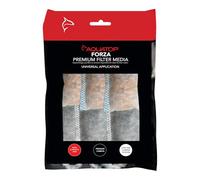 Forza Premium Aquarium Filter Media Pack Carbone & GFO Media Pack for Reef & Saltwater Aquariums - Éliminateur de phosphate, charbon actif, 6 pochettes prêtes à l'emploi