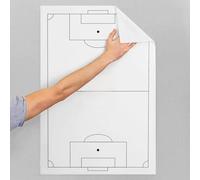 FORZA Tableau Tactiques Autocollant pour Coachs de Football - Feuille Tactiques avec Terrain de Foot (Lot de 20) | Accessoire d'entrainement de Foot | Réalisez Vos Stratégies de Football