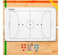 FORZA Tableaux de Tactiques pour Planifier Stratégie | Feutre Effaçable Inclus (Variété de Sports Différents) (90cm x 60cm Tableau de Tactiques, Futsal)
