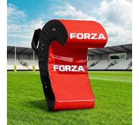 FORZA Tapis de rugby Ruck & Roll | Plaquettes d'entraînement de contact en forme de C pour les exercices d'attaque, de rucking et de panne | Tailles junior et senior (rouge, junior)