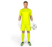 FORZA Tenue de Gardien de But pour Hommes [XS-XXL] | Kit Complet pour Les Gardiens de But de Football | 4 Couleurs Vives (Jaune Fluo, S)