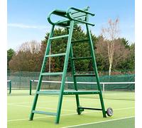 FORZA Vermont Chaise d’Arbitre de Tennis en Aluminium | Conforme aux Réglementation de l’ITF | Légère et Durable avec Auvent en Option [3 Couleurs] (sans Auvent, Vert)