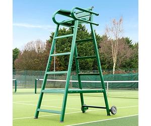 FORZA Vermont Chaise d’Arbitre de Tennis en Aluminium | Conforme aux Réglementation de l’ITF | Légère et Durable avec Auvent en Option [3 Couleurs] (sans Auvent, Vert)