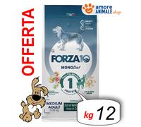 FORZA 10 Forza10 Medium Diet Deer Food Dry Dog Premium Sac de 12 kg Multicolore Unique