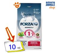 Forza10 Chien Monodiet Moyen/Maxi Adulte Sensible Digestion Poisson Chiens 10 Kg