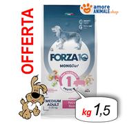 Forza 10 Medium Diet Adult Cochon et pomme de terre - 1,5 kg - 1,5 kg