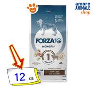 Forza10 Chien Monodiet → Agneau - Medium Adult - 12 KG - Nourriture Sec Chien