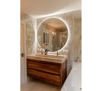 Forzalaqua Gela 2.0 Ensemble meuble de salle de bains - 120x51x69cm - 2 trous de robinet - Travertin poli - 2 tiroirs à fermeture douce - Chêne massif Pure Walnut SW67795 / SW492292