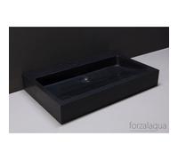 Forzalaqua Palermo lavabo 60x40x9cm Rectangulaire 0 trous de robinet Pierre naturelle Granit adouci 8010242