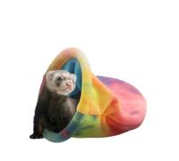 FORZENA Ferrets Snuggle Sac de couchage en polaire douce pour hamster et petit animal, cochon d'Inde, lapin, chinchillas, rat, écureuil, hérisson, serviette absorbante à séchage rapide (rose, taille S