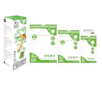 FOSA Set Adaptateur de sacs pour le sous-vide 3-en-1, Série Malaga, assortiment de 14 sacs pour congélation réutilisables (Taille S, M et L)