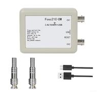 Fosc21C-DW Oscilloscope à double canal, WIFI double bande + analyse du signal USB, bande passante 250 kHz échantillonnage 1 MHz, débogage sans fil pour la R & D industrielle