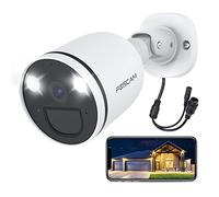 Foscam 2K 4MP Caméra de Surveillance Extérieur avec Spotlight, Caméra IP WiFi 2.4G/5G avec Vision Nocturne Colorée, Audio Bidirectionnel, Détection de Mouvement+PIR, Détection de Personne AI, IP66