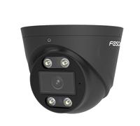 Foscam 8 MP PoE Outdoor IP-Dome-Kamera mit Lichtspots und Sirene T8EP Schwarz