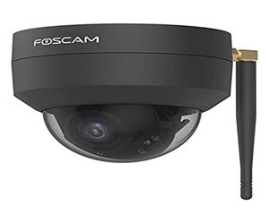 Foscam D4Z-B - Caméra IP Wi-FI extérieure motorisée 4MP - Zoom Optique x4 - Détection de Mouvement Intelligente 1 Unité (Lot de 1) Noir