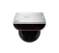 Foscam D8ET Caméra de surveillance dôme 4K 8 MP PoE IP avec fonction PTT motorisée, détection de personnes et de véhicules, protection IK10 contre le vandalisme (blanc)