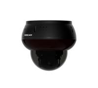 Foscam D8ET Caméra de surveillance dôme 4K 8 MP PoE IP avec fonction PTT motorisée, détection de personnes et de véhicules, protection IK10 contre le vandalisme (noir)