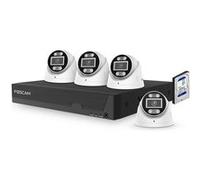 Foscam FNA108E-T4-2T FNA108E-T4-2T Ethernet IP-Set pour caméra de surveillance8 canauxavec 4 caméras3840 x 2160 pixels