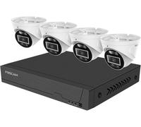 Foscam FNA108E-T4-2T FNA108E-T4-2T Ethernet IP-Set pour caméra de surveillance8 canauxavec 4 caméras3840 x 2160 pixels