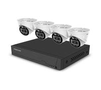 Foscam Kit de vidéo-surveillance IP FNA108E-T4-2T – 8 canaux, 4 caméras, 3840×2160
