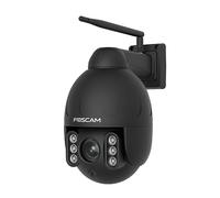 Foscam SD4 Caméra de Surveillance dôme Wi-FI Double Bande PTZ avec Zoom Optique 4 x et Vision Nocturne jusqu'à 50 mètres, détection de Personnes, mouvements et Sons