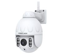 FOSCAM Caméra de Surveillance SD4 4MP Double Bande WiFi PTZ Dôme avec Zoom Optique 4X et Vision Nocturne jusqu'à 50 mètres - Détecte Les Personnes, Les mouvements et Les bruits