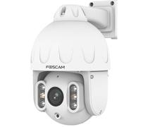 Foscam SD8EP Caméra de Surveillance dôme 8 MP PoE PTZ avec Zoom Optique 4X, qualité vidéo UHD, HDR, pour intérieur et extérieur, détection Intelligente de Personnes et de véhicules
