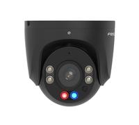 FOSCAM W5EP Caméra PoE d'extérieur (IP66), Ultra HD 3K (5,0 mégapixels), WDR, angle de vision de 108°, vision nocturne couleur + IR, audio bidirectionnel, LED intégrée et sirène d'alarme