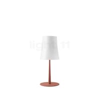 Birdie Easy Tavolo Lampe de table Foscarini H 43 x Ø 17 cm rouge brique - 8025594123289
