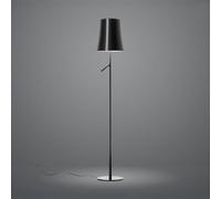 Foscarini Birdie Lettura LED Stehleuchte, gris graphite