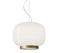 Foscarini Chouchin Reverse 1 Sospensione LED Pendelleuchte, blanc/or
