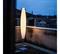 Foscarini Lampadaire d'extérieur Havana Terra blanc avec socle
