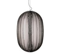 FOSCARINI lampe à suspension PLASS GRANDE à LED (Gris - Polycarbonate et aluminium)