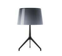 Foscarini Lampe de table Lumiere XX - XXS Ø26 x Hauteur 40 cm - Cromo Nero - gris