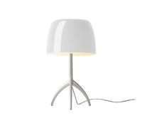 Foscarini - Lumiere Grande Lampe de Table E27 Alu/Blanc