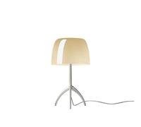 Foscarini - Lumiere Piccola Lampe de Table E14 Alu/Blanc Chaud Dimm.