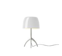 Foscarini - Lumiere Piccola Lampe de Table E14 Alu/Blanc Dimm.
