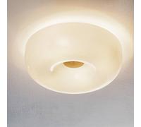 Foscarini Plafonnier design Circus piccola, dimmable, blanc, Salon / Salle à manger, Verre, Design, Plafonnier