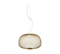 Suspension Foscarini Spokes 3 avec LED Dorée